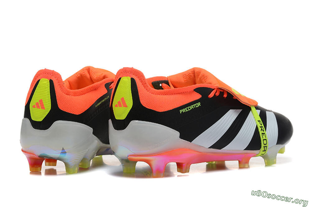 Adidas Predator Elite Foldover Tongue FG Football Boots - White/Black/Red 9