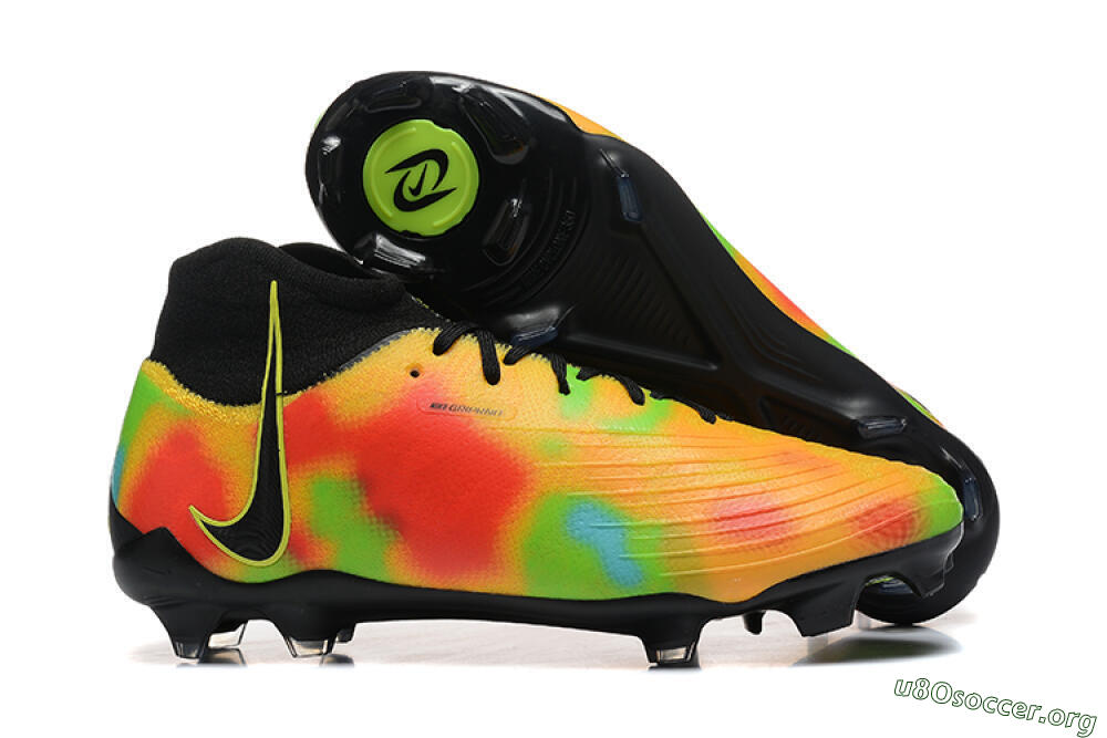 Nike Phantom Luna Elite NU FG Football Boots - Black/Rainbow 2