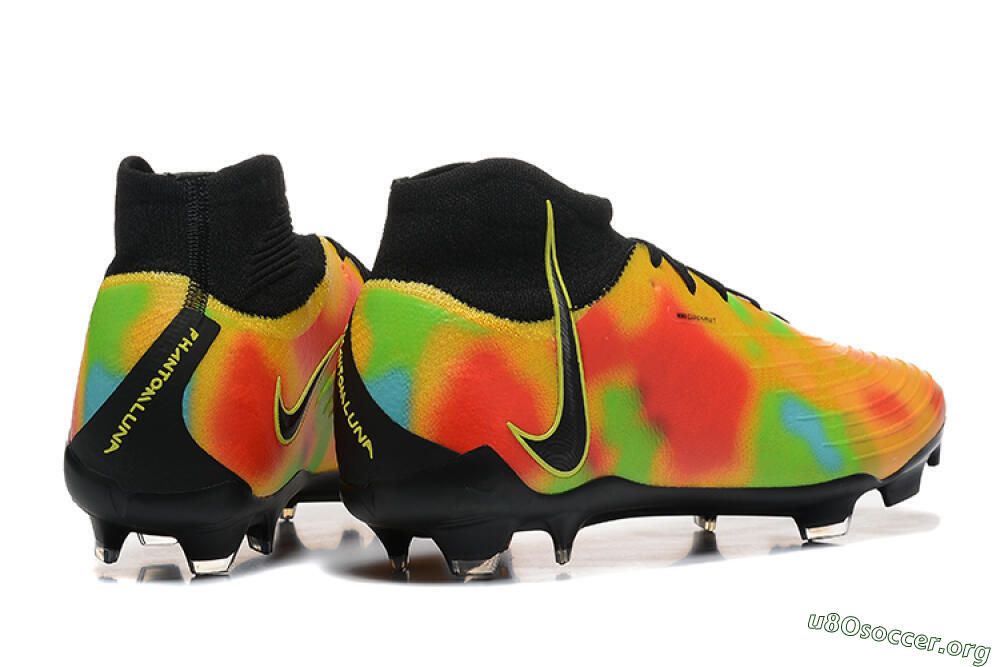 Nike Phantom Luna Elite NU FG Football Boots - Black/Rainbow 9