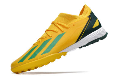 Adidas X Crazyfast.3 TF Football Shoes - Yellow/Blue/White