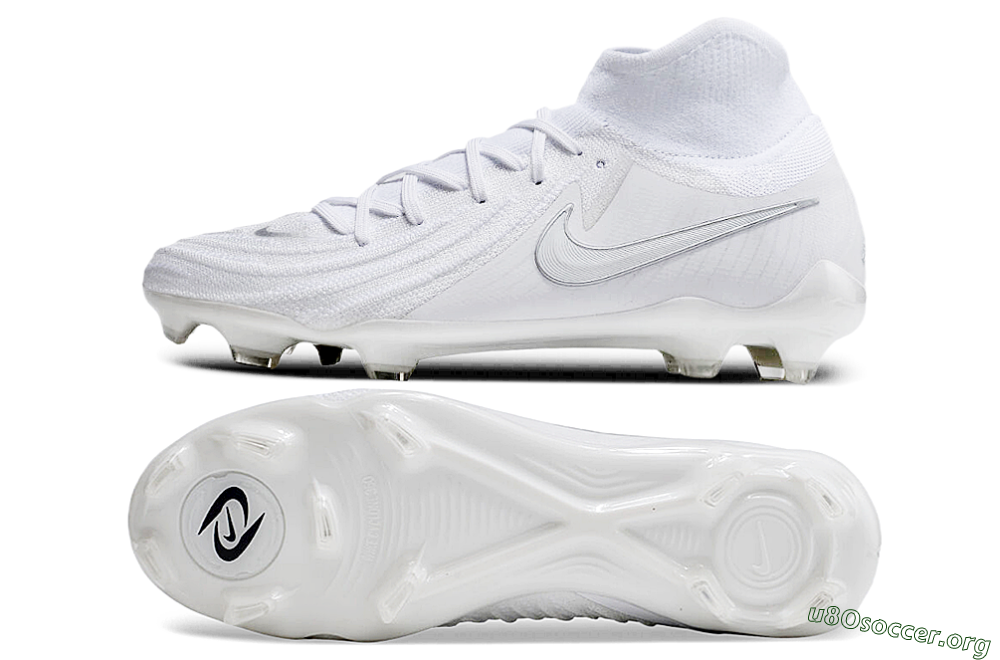 Nike Phantom Luna Elite NU FG Football Boots - White/Silver 1