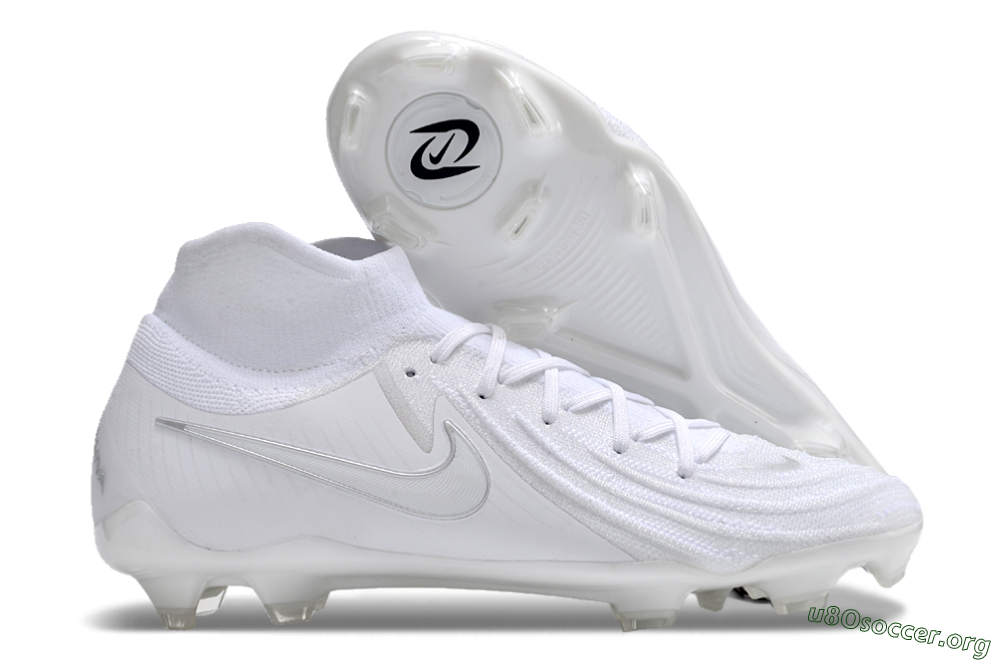 Nike Phantom Luna Elite NU FG Football Boots - White/Silver 2