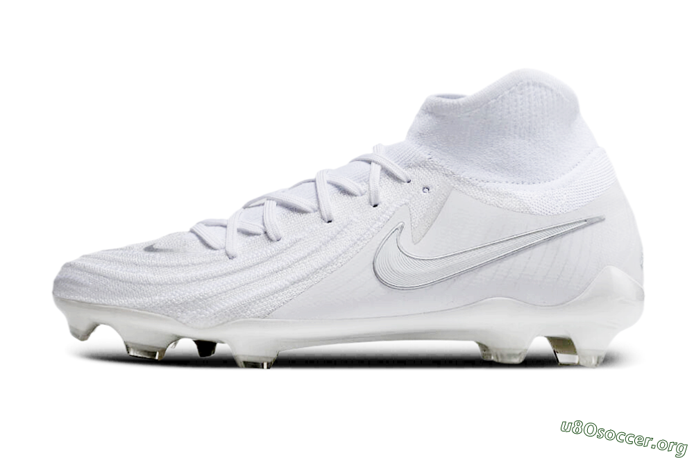 Nike Phantom Luna Elite NU FG Football Boots - White/Silver 3