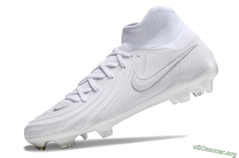 Nike Phantom Luna Elite NU FG Football Boots - White/Silver 5