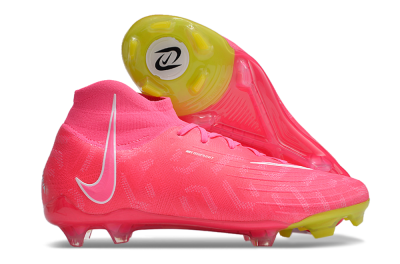 Nike Phantom Luna Elite NU FG Football Boots - Pink/White/Yellow