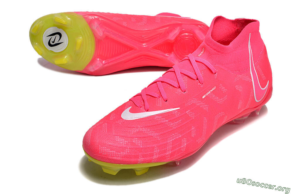 Nike Phantom Luna Elite NU FG Football Boots - Pink/White/Yellow 0