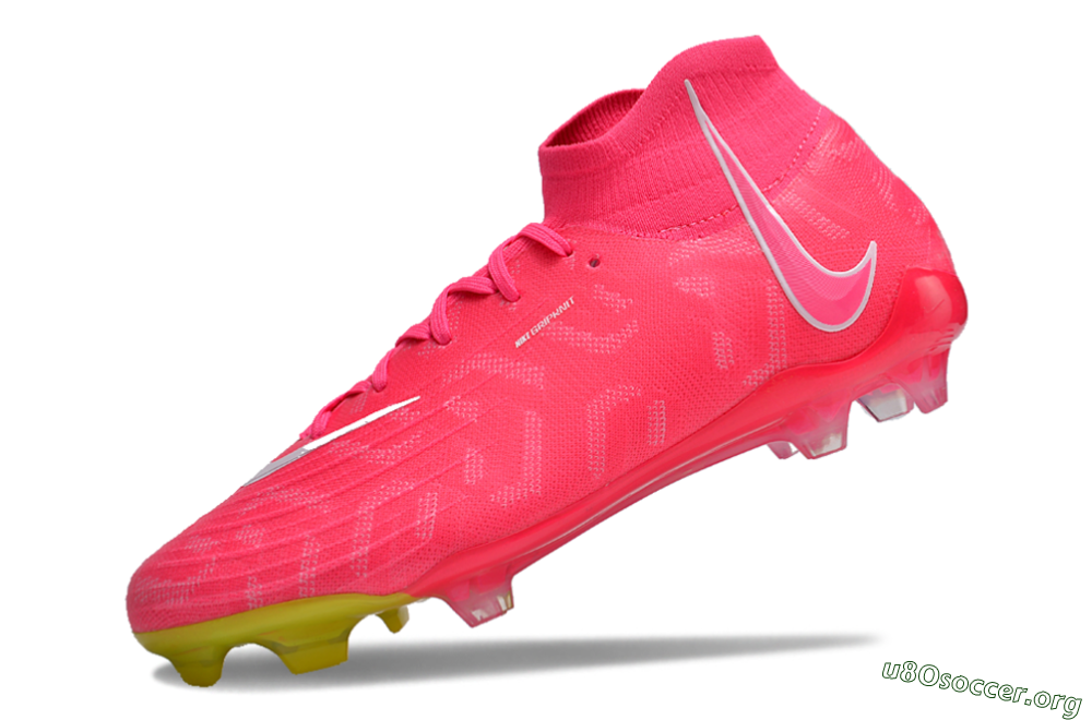 Nike Phantom Luna Elite NU FG Football Boots - Pink/White/Yellow 5