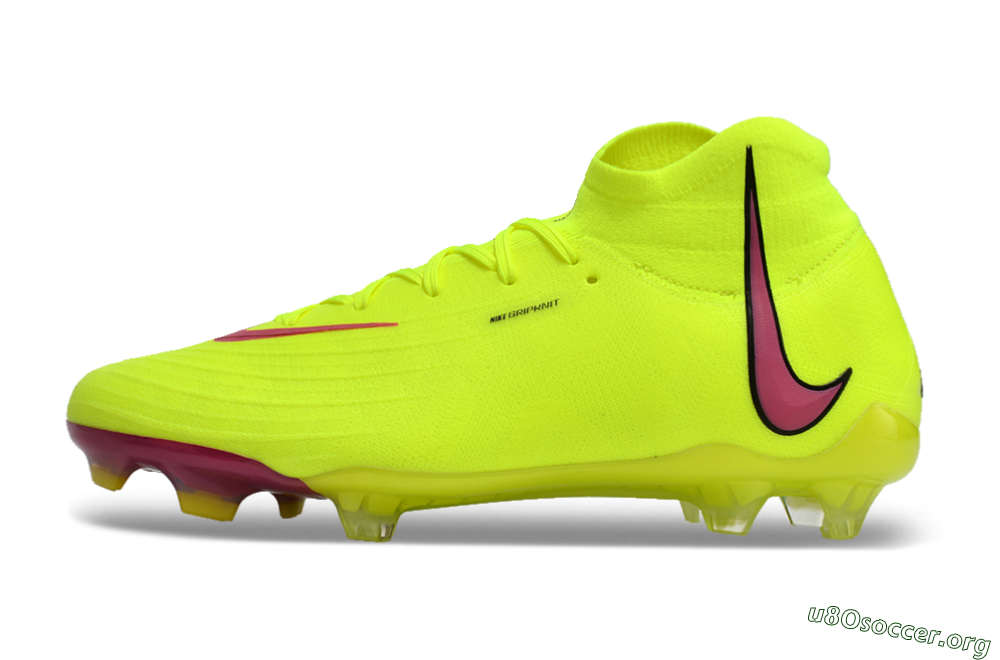 Nike Phantom Luna Elite NU FG Football Boots - Yellow/Red/Black 3