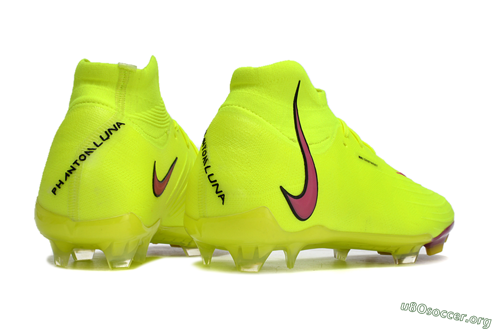 Nike Phantom Luna Elite NU FG Football Boots - Yellow/Red/Black 6
