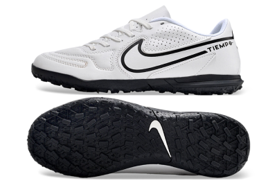 Nike Tiempo Legend 9 Club TF Football Shoes - White/Black