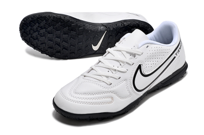 Nike Tiempo Legend 9 Club TF Football Shoes - White/Black
