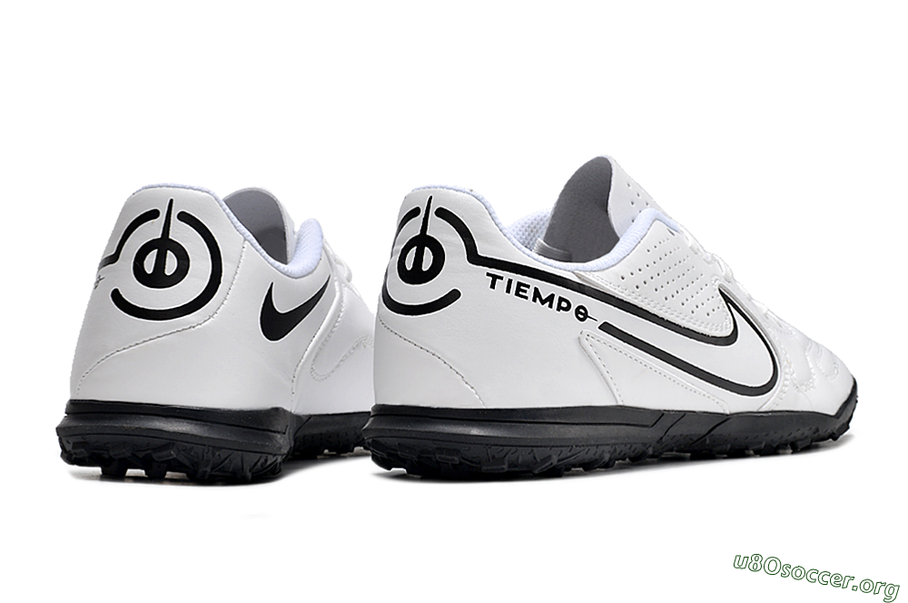 Nike Tiempo Legend 9 Club TF Football Shoes - White/Black 6