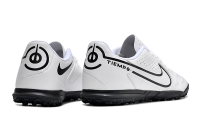 Nike Tiempo Legend 9 Club TF Football Shoes - White/Black