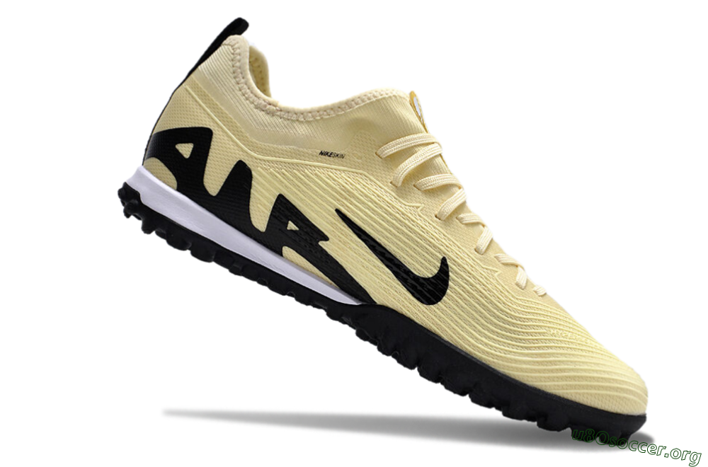 Nike Air Zoom Mercurial Vapor 15 Pro TF Football Shoes - Beige/Black/White 4