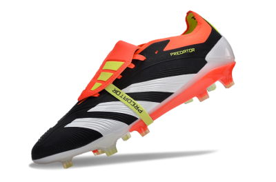 Adidas Predator Elite Foldover Tongue FG Football Boots - Black/White/Red