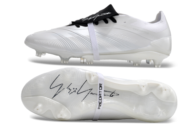 Adidas Predator Elite Foldover Tongue FG Football Boots - White/Black