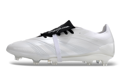 Adidas Predator Elite Foldover Tongue FG Football Boots - White/Black