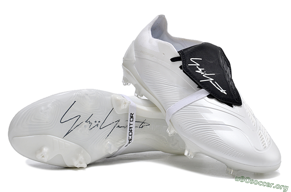 Adidas Predator Elite Foldover Tongue FG Football Boots - White/Black 0