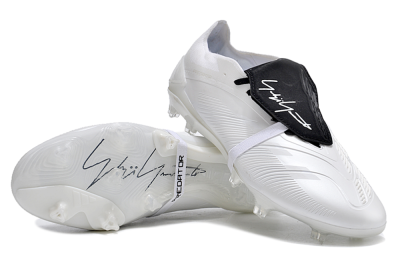 Adidas Predator Elite Foldover Tongue FG Football Boots - White/Black