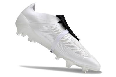 Adidas Predator Elite Foldover Tongue FG Football Boots - White/Black