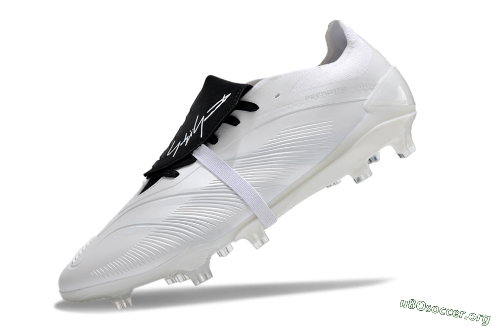 Adidas Predator Elite Foldover Tongue FG Football Boots - White/Black 5