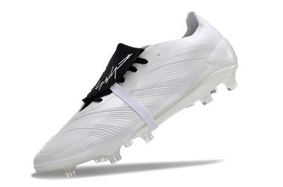 Adidas Predator Elite Foldover Tongue FG Football Boots - White/Black