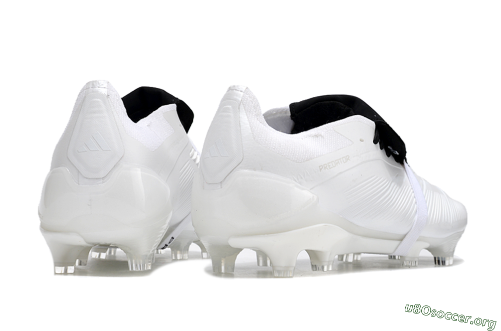 Adidas Predator Elite Foldover Tongue FG Football Boots - White/Black 6