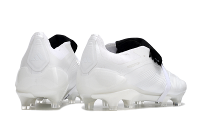 Adidas Predator Elite Foldover Tongue FG Football Boots - White/Black