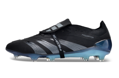 Adidas Predator Elite Foldover Tongue FG Football Boots - Black/Silver/Jade