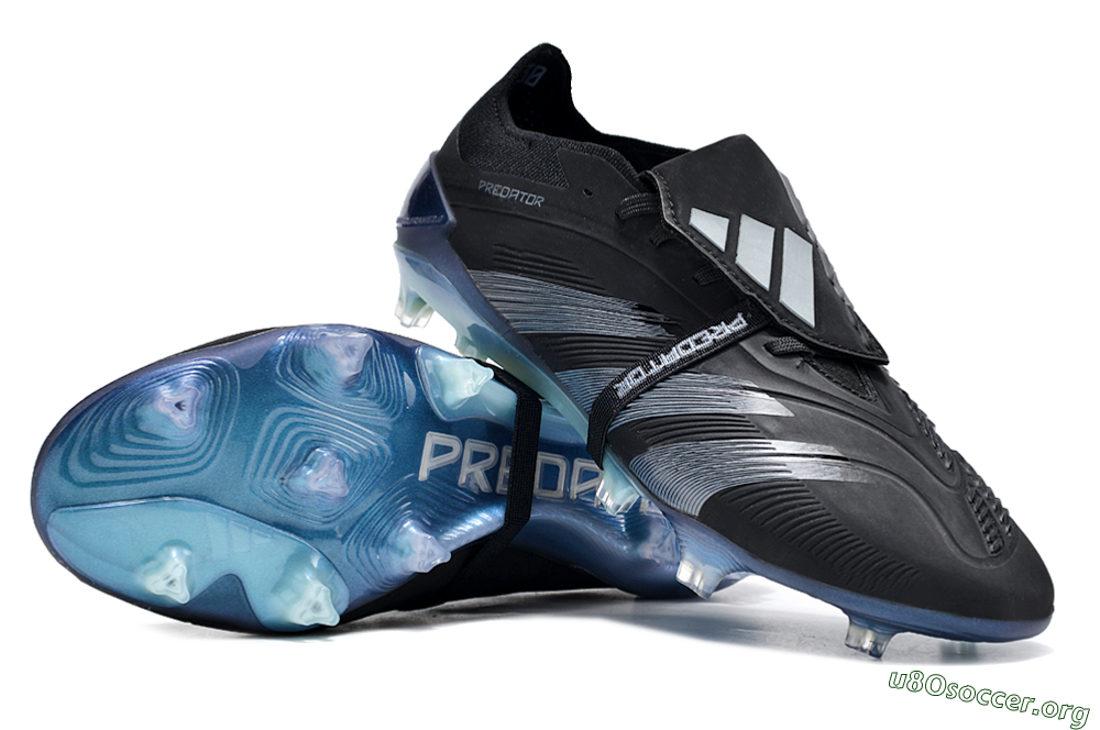 Adidas Predator Elite Foldover Tongue FG Football Boots - Black/Silver/Jade 0