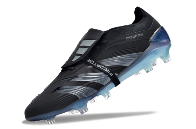 Adidas Predator Elite Foldover Tongue FG Football Boots - Black/Silver/Jade