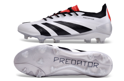 Adidas Predator Accuracy 2024 FG Football Boots - White/Black/Red