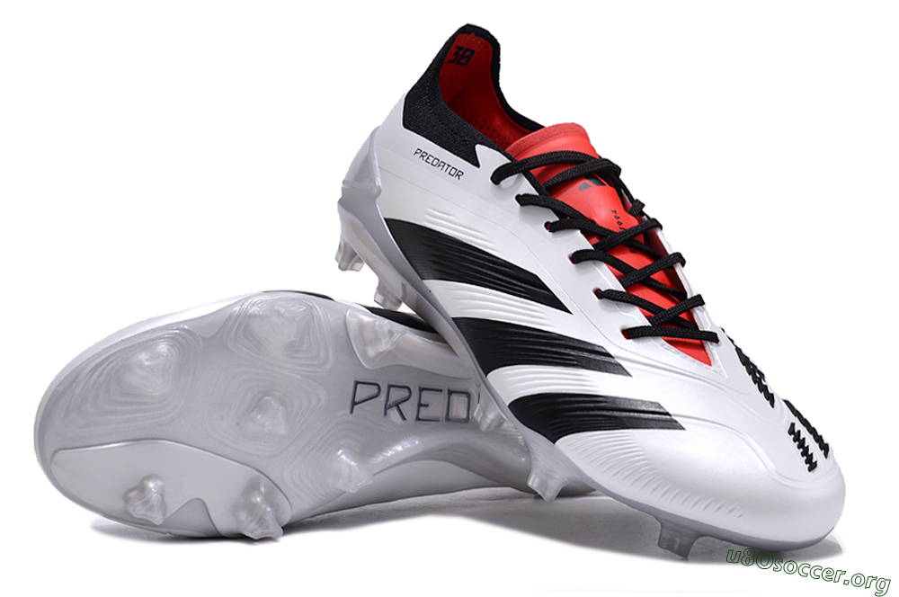 Adidas Predator Accuracy 2024 FG Football Boots - White/Black/Red 0