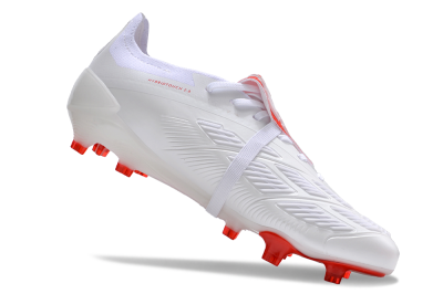 Adidas Predator Elite Foldover Tongue FG Football Boots - White/Red