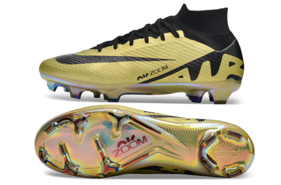 Nike Air Zoom Mercurial Superfly 9 Elite FG Football Boots - Gold/Black