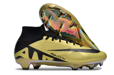 Nike Air Zoom Mercurial Superfly 9 Elite FG Football Boots - Gold/Black