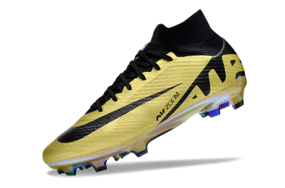Nike Air Zoom Mercurial Superfly 9 Elite FG Football Boots - Gold/Black