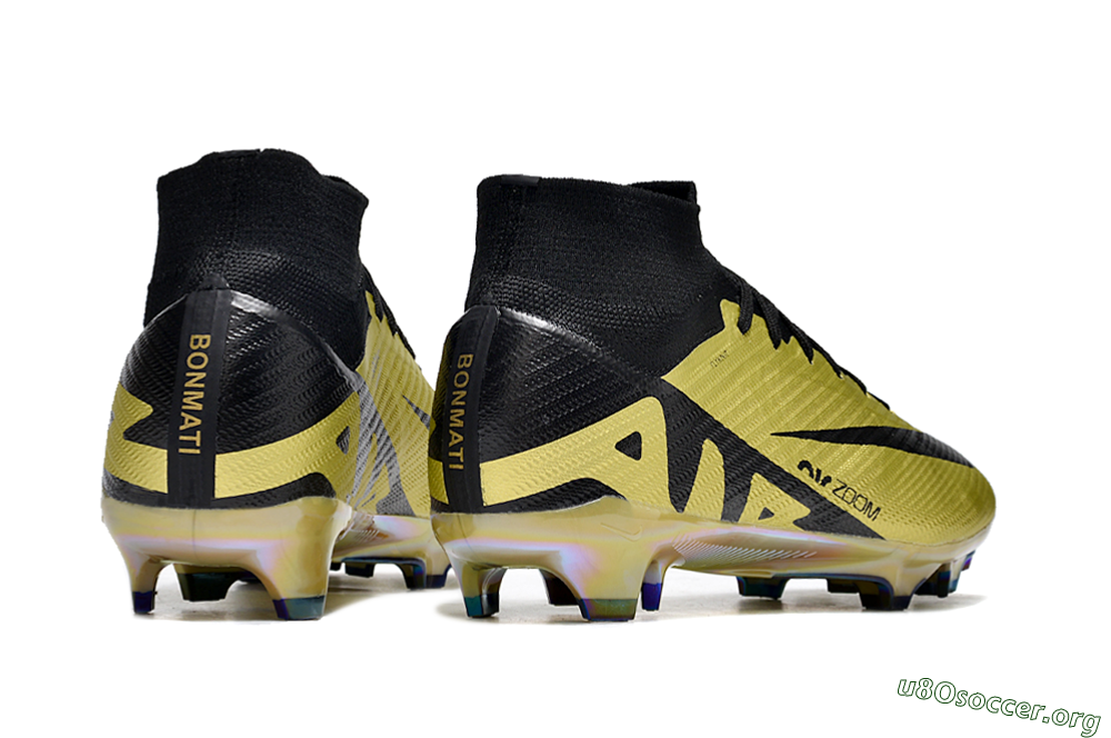 Nike Air Zoom Mercurial Superfly 9 Elite FG Football Boots - Gold/Black 6
