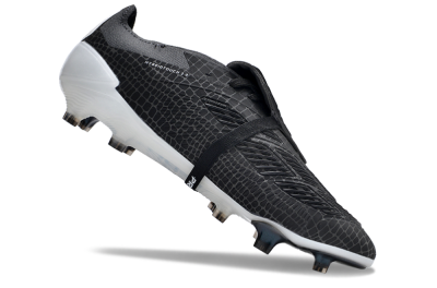 Adidas Predator Elite Foldover Tongue FG Football Boots - Black/White