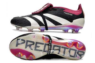 Adidas Predator Accuracy+ FG Football Boots - Black/White/Purple