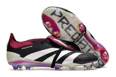 Adidas Predator Accuracy+ FG Football Boots - Black/White/Purple