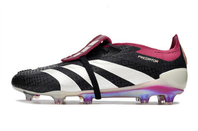 Adidas Predator Accuracy+ FG Football Boots - Black/White/Purple
