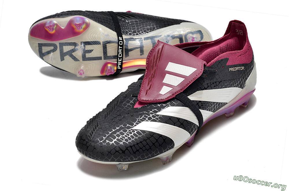 Adidas Predator Accuracy+ FG Football Boots - Black/White/Purple 0