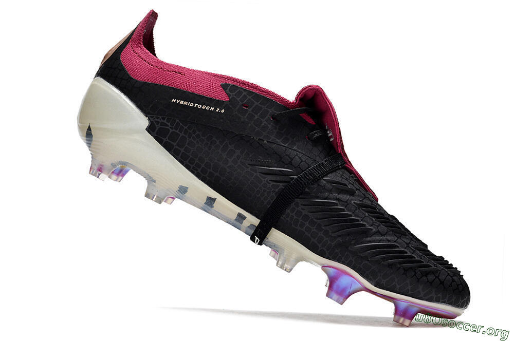 Adidas Predator Accuracy+ FG Football Boots - Black/White/Purple 4