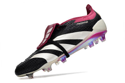 Adidas Predator Accuracy+ FG Football Boots - Black/White/Purple