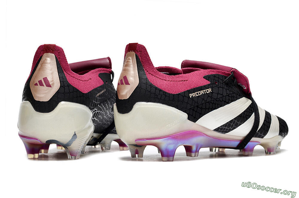 Adidas Predator Accuracy+ FG Football Boots - Black/White/Purple 6