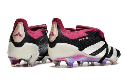 Adidas Predator Accuracy+ FG Football Boots - Black/White/Purple