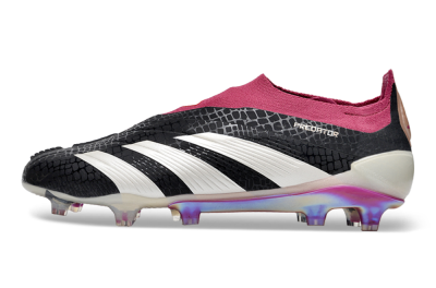 Adidas Predator Accuracy+ FG Football Boots - Black/White/Pink