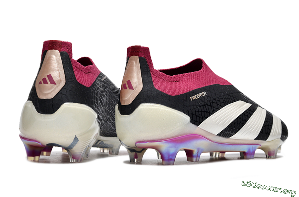 Adidas Predator Accuracy+ FG Football Boots - Black/White/Pink 6