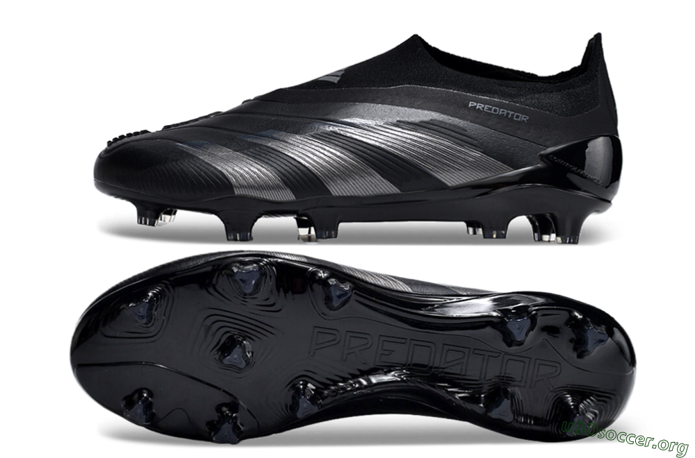 Adidas Predator Accuracy+ FG Football Boots - Black/Dark Blue 1